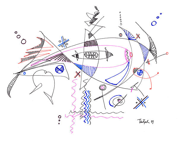 Abstract Drawing Sixty-Four Drawing