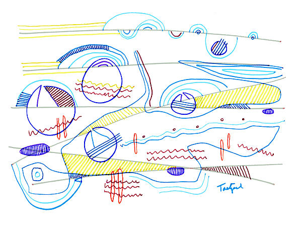 Abstract Drawing Sixty-Three Drawing