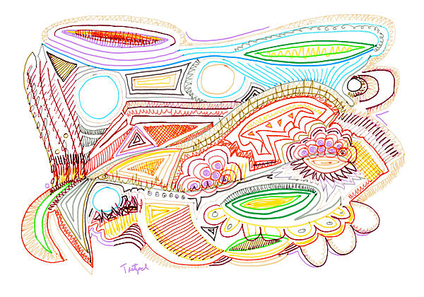 Abstract Drawing Sixty-Two Drawing